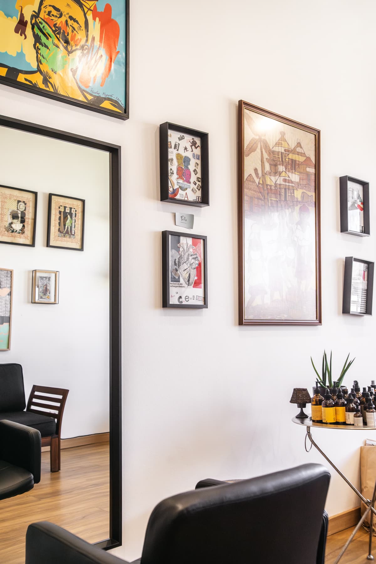 the studio